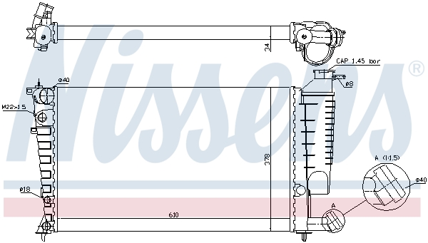 NISSENS 61316A ** FIRST FIT...