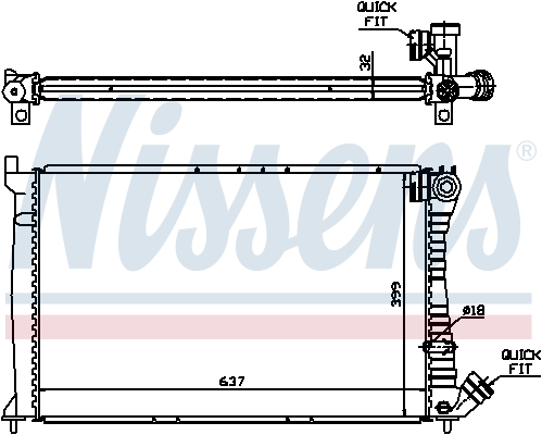 NISSENS 61349A ** FIRST FIT...