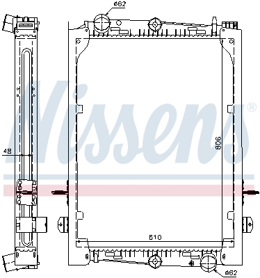 NISSENS 61440A Radiatore,...