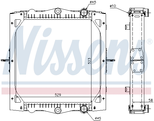 NISSENS 61445A ** FIRST FIT...