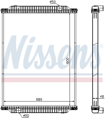 NISSENS 61448 радиатор,...