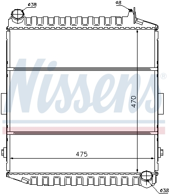 NISSENS 61450 радиатор,...