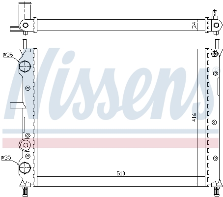 NISSENS 61806 радиатор,...