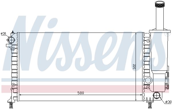 NISSENS 61881 радиатор,...