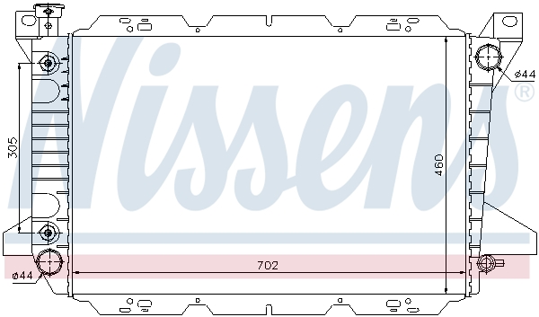 NISSENS 620981 радиатор,...