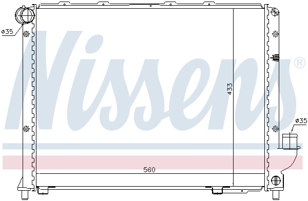 NISSENS 62327 Radiatore,...