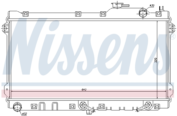 NISSENS 62447 Radiatore,...
