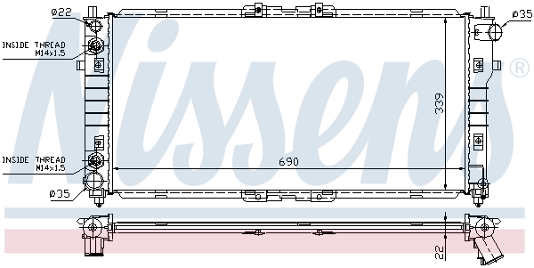 NISSENS 62486A ** FIRST FIT...