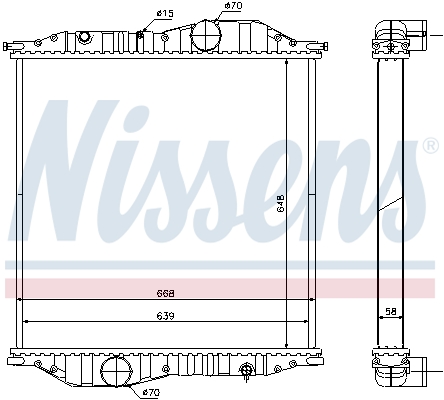 NISSENS 625502 радиатор,...