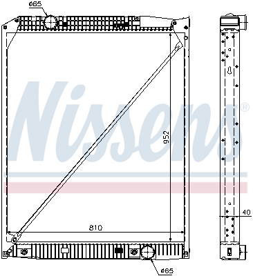 NISSENS 62649A радиатор,...