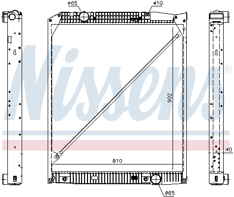 NISSENS 62653A радиатор,...