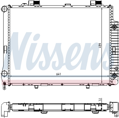 NISSENS 62666A Radiatore,...