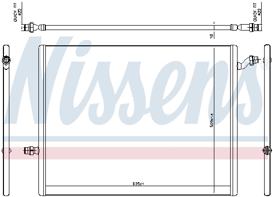 NISSENS 627024 интеркулер