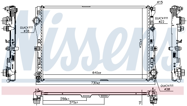 NISSENS 627029 радиатор,...