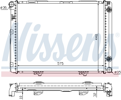 NISSENS 62722A радиатор,...