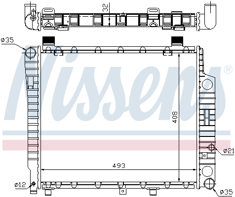 NISSENS 62754A радиатор,...