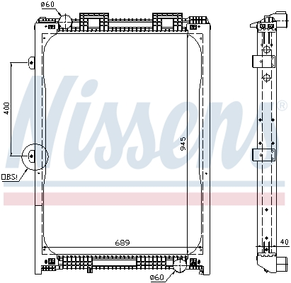 NISSENS 62870A радиатор,...