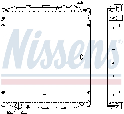 NISSENS 62876A радиатор,...