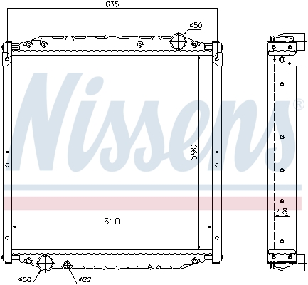 NISSENS 62880A радиатор,...