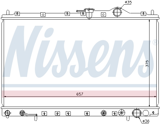 NISSENS 62887 радиатор,...