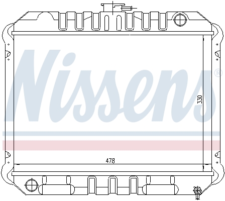 NISSENS 62933 Radiatore,...