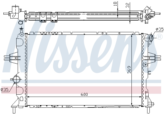 NISSENS 63006A Radiatore,...