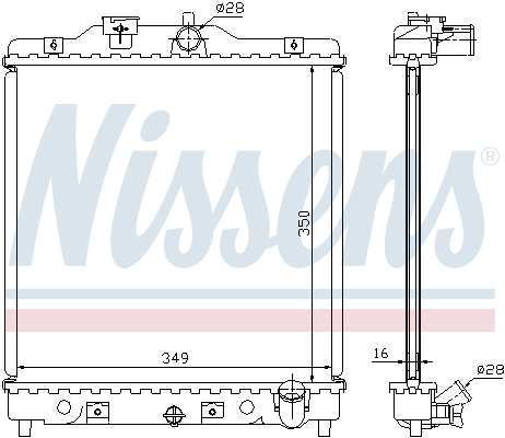 NISSENS 63309A ** FIRST FIT...