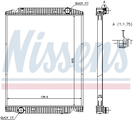 NISSENS 63331A радиатор,...