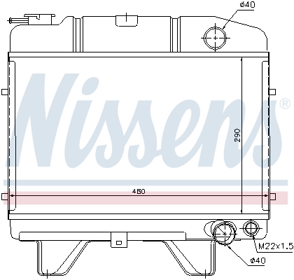 NISSENS 63470 Radiatore,...