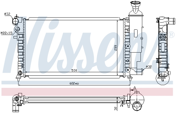 NISSENS 63521A ** FIRST FIT...