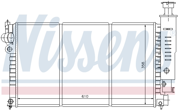 NISSENS 63526 Radiatore,...