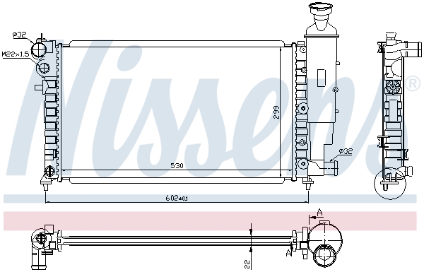 NISSENS 63537A ** FIRST FIT...