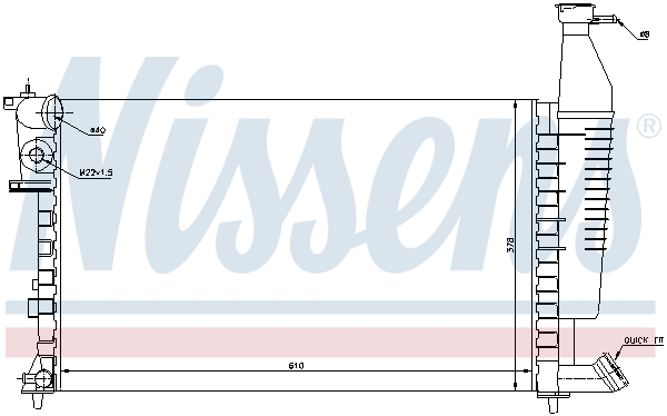 NISSENS 63716 радиатор,...