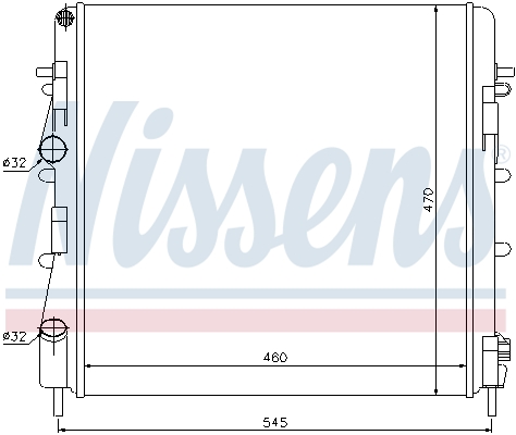 NISSENS 63763 Radiatore,...