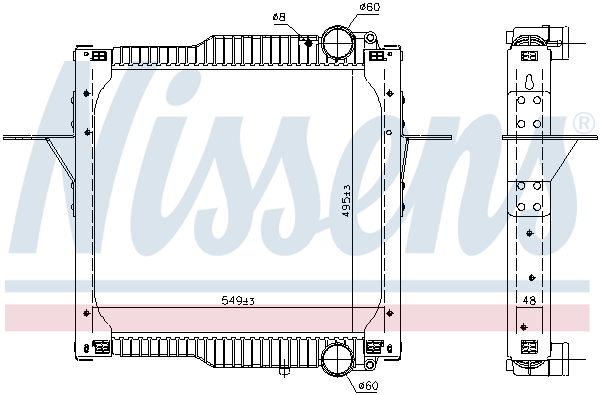 NISSENS 63784 радиатор,...