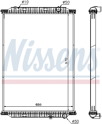 NISSENS 637860 радиатор,...