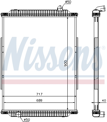 NISSENS 637880 радиатор,...