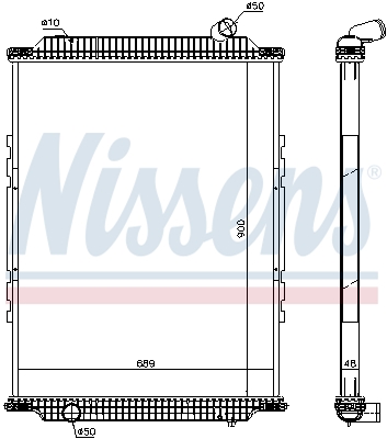 NISSENS 6378920 Radiatore,...