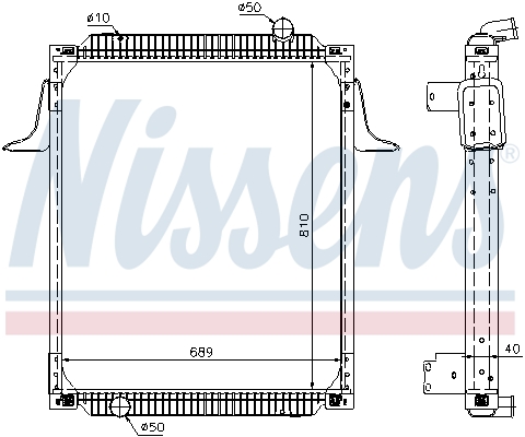 NISSENS 63789A радиатор,...