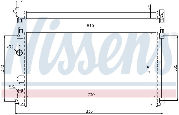 NISSENS 63819 радиатор,...