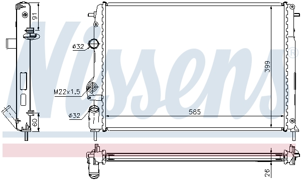 NISSENS 63896A ** FIRST FIT...