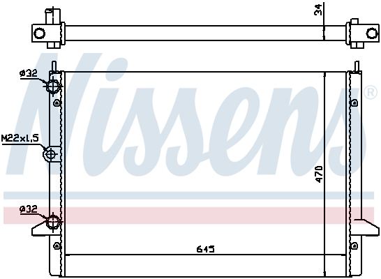 NISSENS 63992 радиатор,...