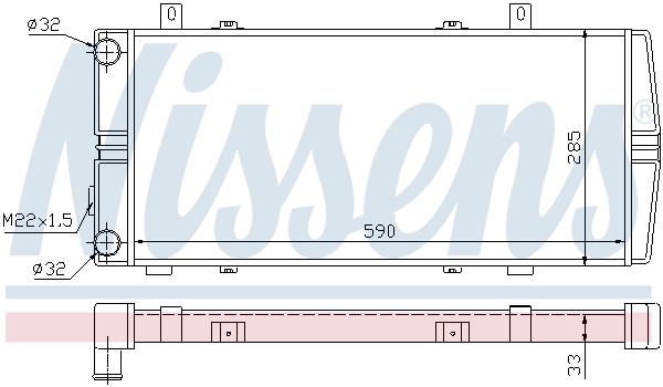 NISSENS 64102 радиатор,...