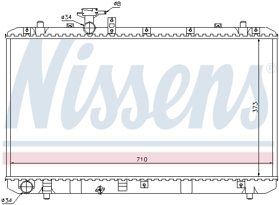 NISSENS 64197 радиатор,...