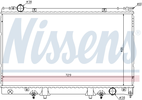 NISSENS 645951 Radiatore,...