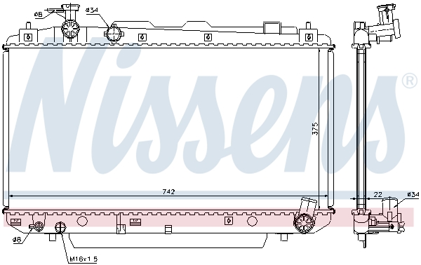 NISSENS 64639A ** FIRST FIT...