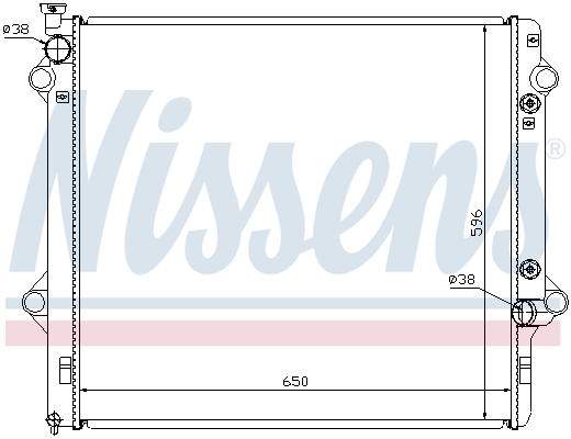 NISSENS 646806 радиатор,...