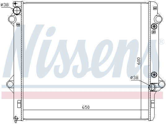 NISSENS 646888 Radiatore,...