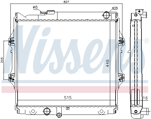 NISSENS 646914 Radiatore,...