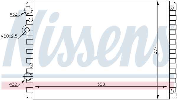 NISSENS 652321 Radiatore,...